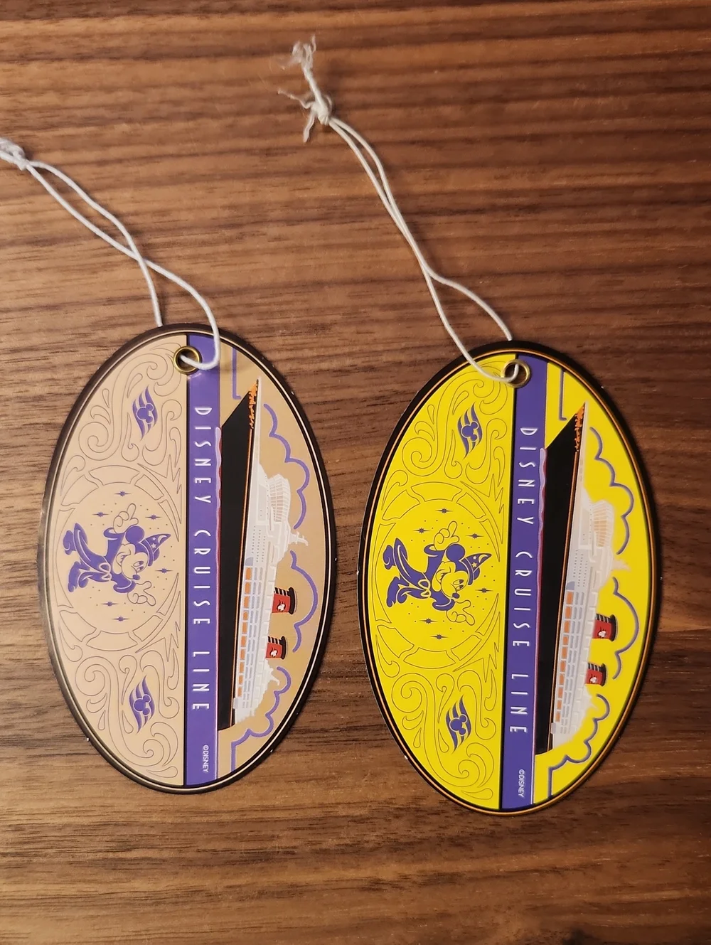Vintage 1999-2001 Disney Cruise Line Luggage Tags - Set of 11